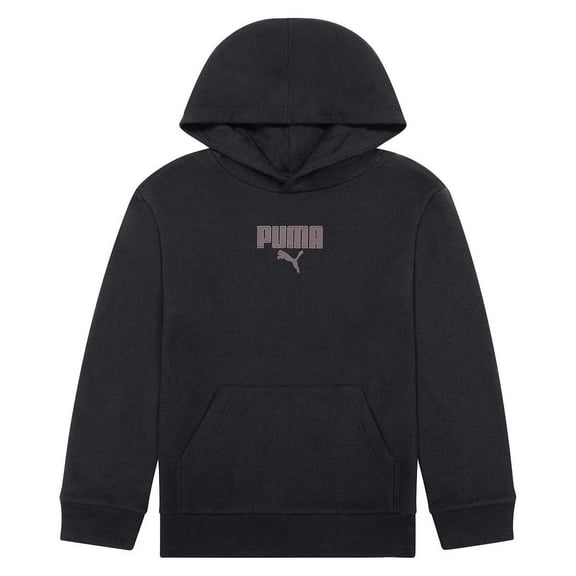 PUMA Youth Fleece Hoodie Black M10/12
