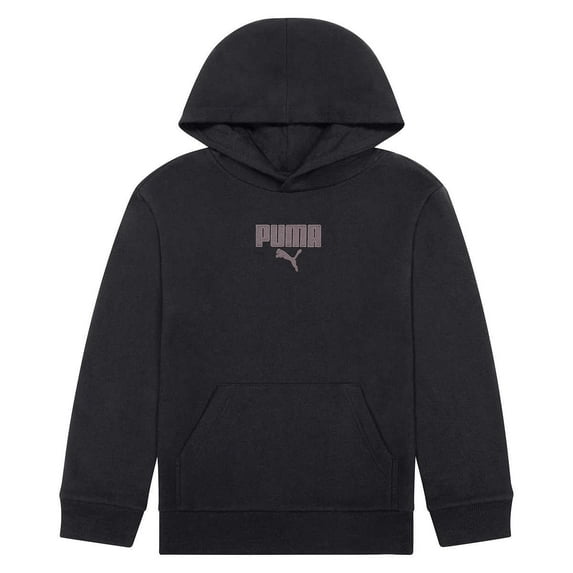 PUMA Youth Fleece Hoodie Black M10/12
