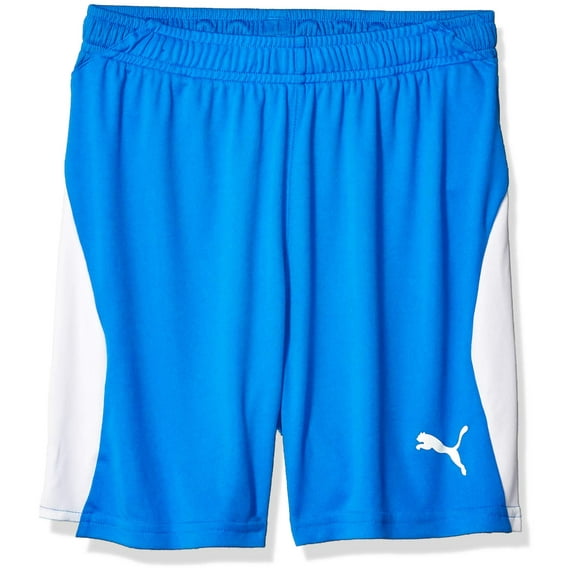 PUMA Youth LIGA Shorts - Electric Blue Lemonade/White - Large