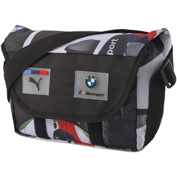 PUMA x BMW M Motorsport Street Mini Messenger Sling Shoulder Pack Bag