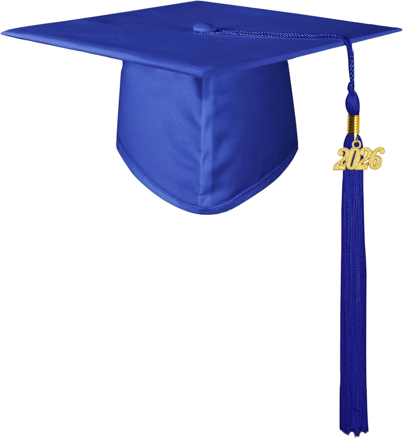 PUMIER Class of 2026 Graduation Cap & Tassel Set, Adjustable Matte Hat ...
