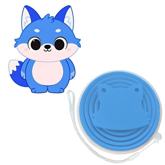 PUMIER Collapsible Silicone  270ml Travel Cup - Portable Folding Drinking Cup for Kids, Students, Home, Camping, and Outdoor Activities - Multi-color