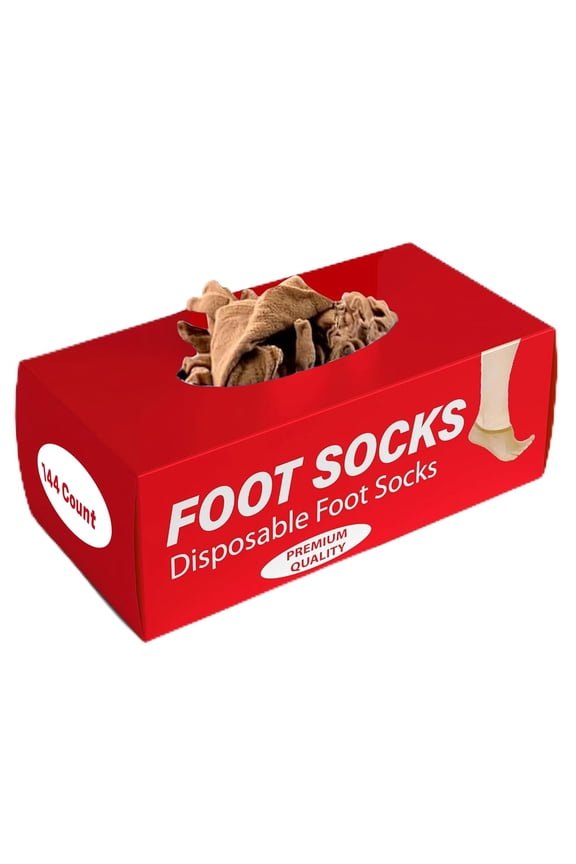 Disposable Try On Socks with Elastic Band, Lightweight Multi-Color Footies for Shoe Fitting & Fruit Protection (Unisex)