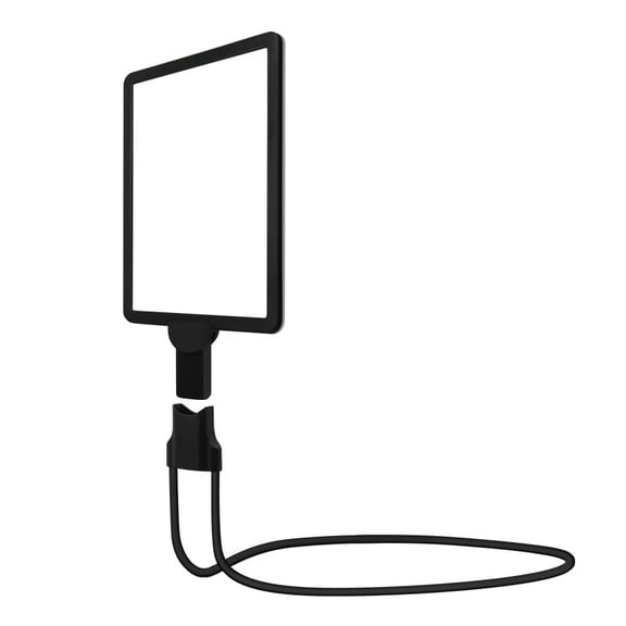 PUMIER Hands-Free Reading Aid with Light, 5. Crystal Clear Lens, Adjustable Neckband, LED Illumination, USB Rechargeable - Vision Assistance for Seniors & Crafts