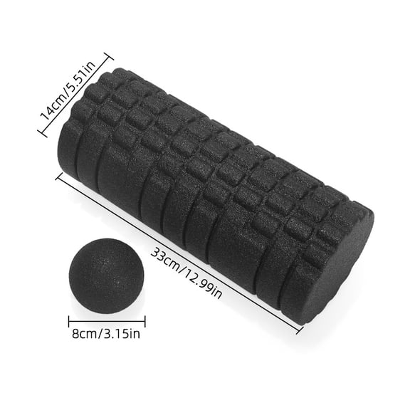 PUMIER High-Density Foam Roller for Deep Tissue Muscle Massage, Myofascial Release & Yoga - Medium Firmness Trigger Point Massager, Spine-Safe EVA Foam Cylinder for Back, Neck, Legs .