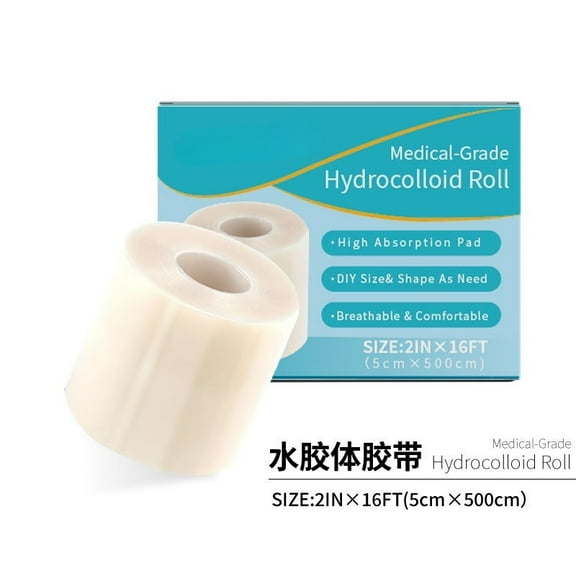 PUMIER Hydrocolloid Acne Dressing Roll - Waterproof, Absorbent, Customizable
