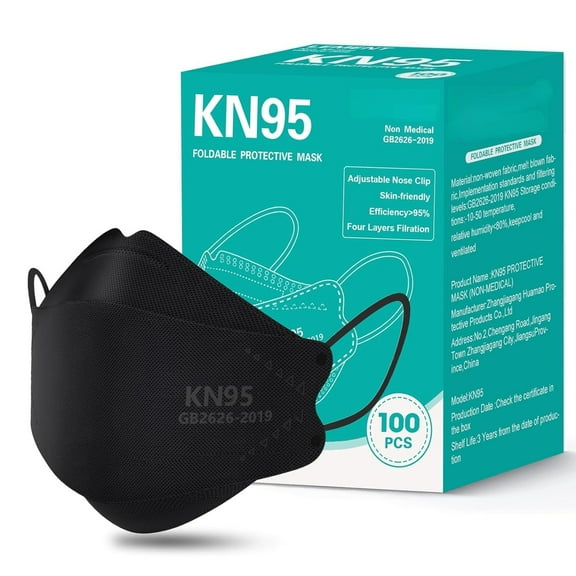 PUMIER KN95 Face Masks,50 Pack Breathable Cup Dust Disposable Masks For Adult,Teenager