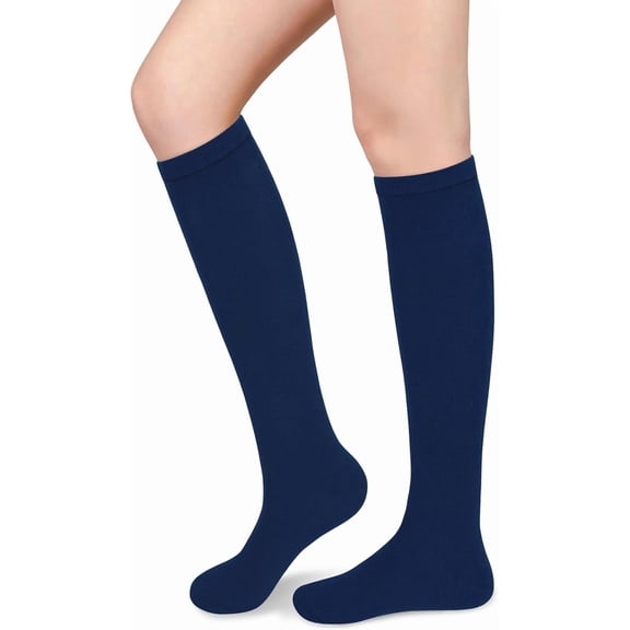 PUMIER Knee High Socks for Women Knee Socks Tube Socks Womens Athletic Socks Cotton Tall Socks Long Socks Knee High Stockings
