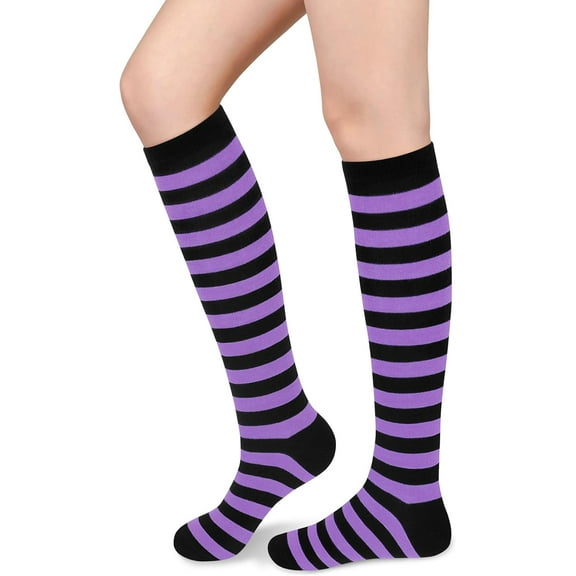 PUMIER Knee High Socks for Women Knee Socks Tube Socks Womens Athletic Socks Cotton Tall Socks Long Socks Knee High Stockings