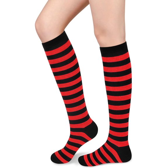 PUMIER Knee High Socks for Women Knee Socks Tube Socks Womens Athletic Socks Cotton Tall Socks Long Socks Knee High Stockings