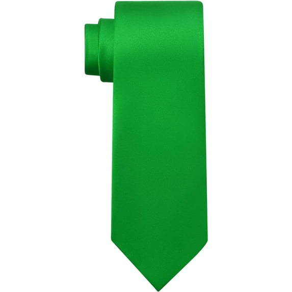 PUMIER Men's Ties Solid Pure Color Plain Neckties Formal Black Ties For Men