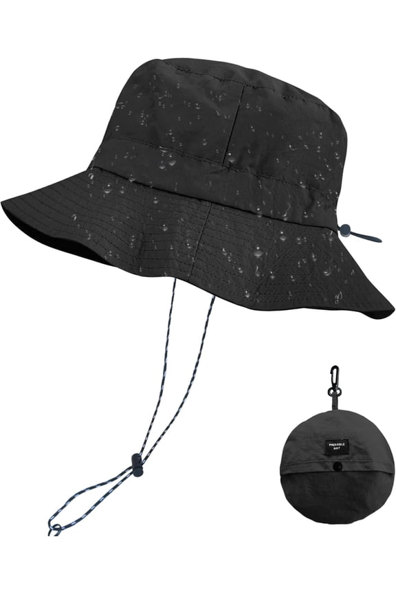 Multi-Color Quick Dry Waterproof Packable Bucket Hat for Women & Men – UPF Sun Protection, Adjustable Strap, Foldable Outdoor Sun Hat