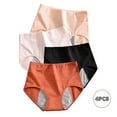 thumbnail image 1 of PUMISAS Incontinence High Waist Briefs For Women Multipack Underpants Solid Color Underpants Panty Stretch Panties Proof Menstrual Pants, 1 of 8
