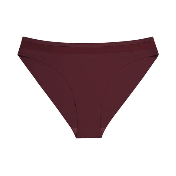 PUMISAS Low Waist Underpants For Women Solid Color Breathable Briefs Panty Stretch Seamless Panties One-Piece Comfortable Underpants
