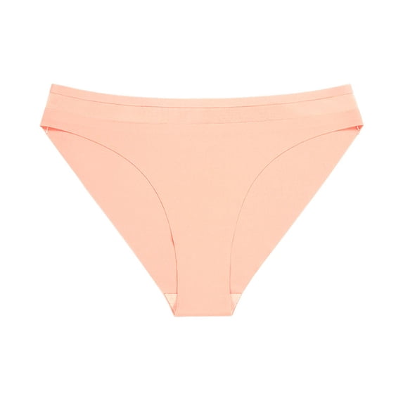 PUMISAS Low Waist Underpants For Women Solid Color Breathable Briefs Panty Stretch Seamless Panties One-Piece Comfortable Underpants