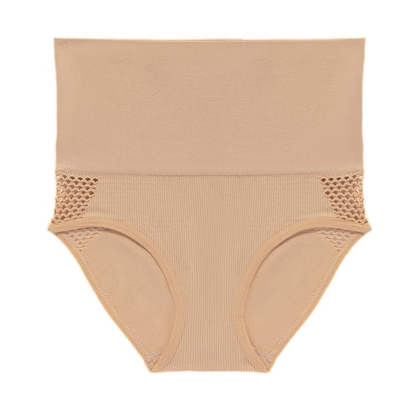 PUMISAS Mid Waist Briefs For Women Panty Stretch Comfortable Panties Solid Color Seamless Briefs Breathable Lace Underpants
