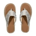 thumbnail image 1 of PUMISAS Oversized Flat Slippers For Women Breathable Solid Color Slippers Summer Round Toe Comfortable Slippers Outside Beach Casual Pinch Toe Shoes, 1 of 7