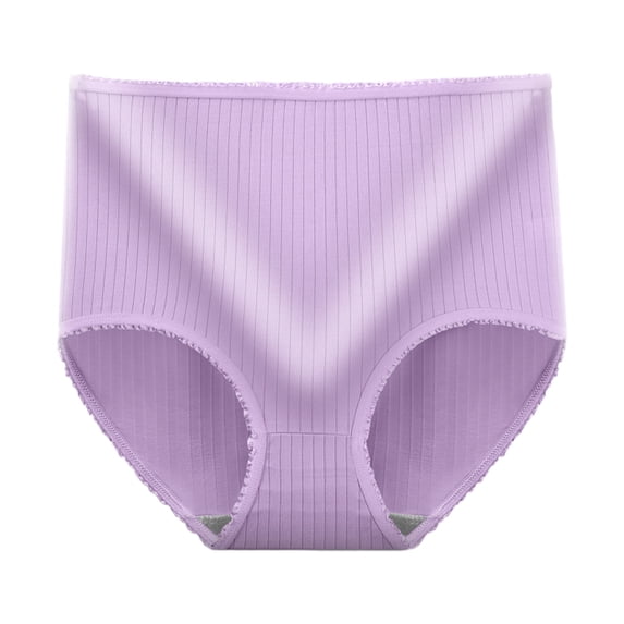 PUMISAS Oversized Incontinence Briefs For Women Solid Color Underpants High Waist Underpants Panty Stretch Panties Proof Menstrual Pants