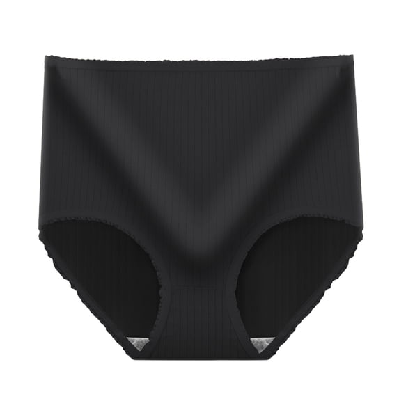 PUMISAS Oversized Incontinence Briefs For Women Solid Color Underpants High Waist Underpants Panty Stretch Panties Proof Menstrual Pants