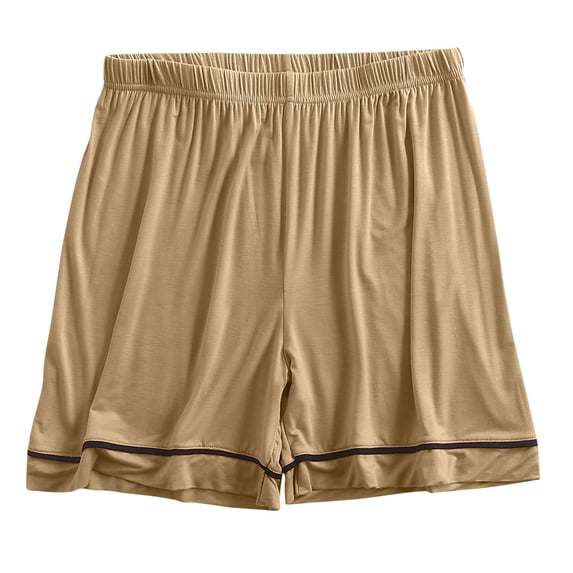 PUMISAS Oversized Summer Shorts For Women Elastic And Adjustable Waistband Mid Waist Home Pants Solid Color Athleisure Pants Comfortable Casual Loose Pants