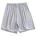 thumbnail image 1 of PUMISAS Oversized Summer Shorts For Women Elastic And Adjustable Waistband Mid Waist Home Pants Solid Color Athleisure Pants Comfortable Casual Loose Pants, 1 of 3