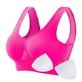thumbnail image 1 of PUMISAS Sports Bras For Women Padded Wirefree Workout Crop Solid Color Top Comfortable Yoga Running Outdoor Bras With Removable Pads, 1 of 7