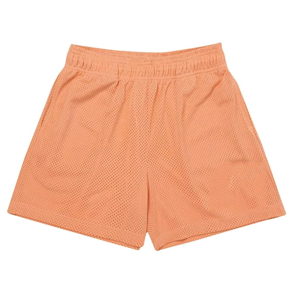 PUMISAS Sports Swim Trunks For Men Elastic Waist Beach Shorts Breathable Drawstring Pants Training Solid Color Shorts With Pockets