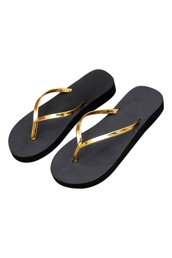 Strappy Slippers For Women Solid Color Comfortable Slippers Summer Casual Waterproof Outside Beach Shoes