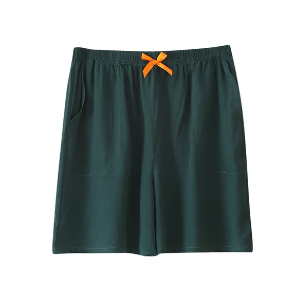 PUMISAS Summer Shorts For Women Mid Waist Elastic And Adjustable Waistband Shorts Comfortable Casual Loose Pants Casual Pants