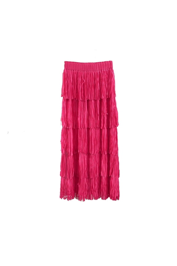 Summer Skirts For Women Comfortable Straight Skirts Casual Loose Mid-Length Skirts Solid Color A-Line Skirts