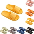 thumbnail image 1 of PUMISAS Summer Slippers For Women Hollow Solid Color Super Soft Breathable Home Slippers Waterproof Indoor Bathroom Shower Shoes, 1 of 5