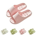 thumbnail image 1 of PUMISAS Summer Slippers For Women Super Soft Breathable Solid Color Home Slippers Indoor Bathroom Waterproof Shoes, 1 of 4