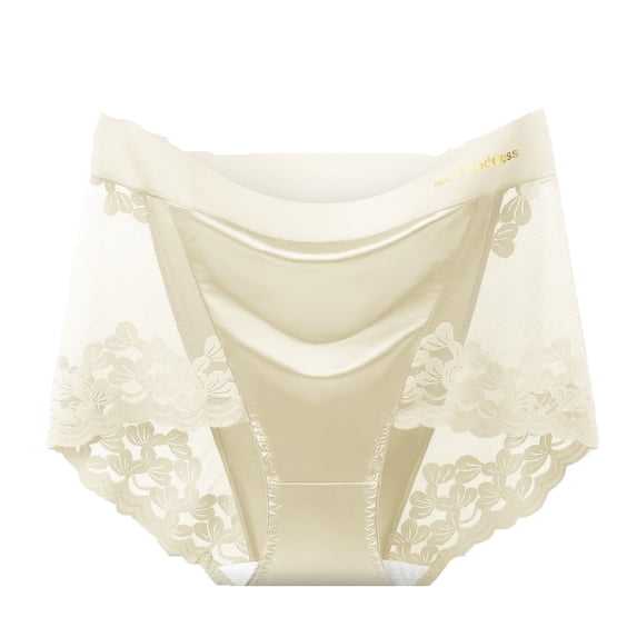 PUMISAS Summer Underpants For Women Panty Stretch Lace Panties Solid Color Comfortable Briefs Hip Lifting Breathable Underpants