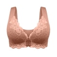 thumbnail image 1 of PUMISAS Wirefree Bras For Women Push-Up Front Closure Bra No Underwire Seamless Top Everyday Comfortable Supportive Bras, 1 of 5