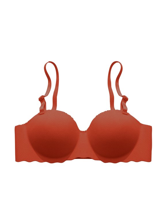 Wirefree One-Piece Bras For Women Push-Up No Underwire Breathable Top Everyday Comfortable Outdoor Seamless Bras With Adjustable Straps