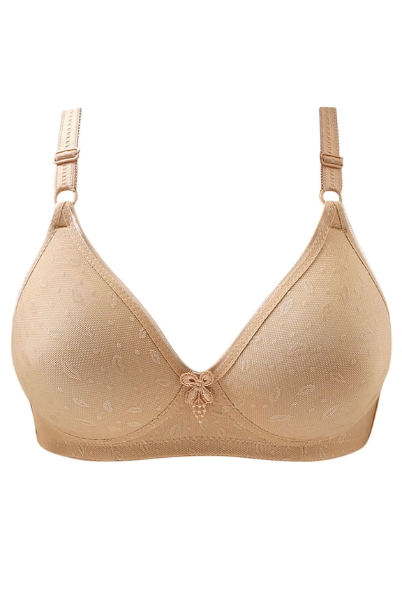 Wireless Bras For Women Push-Up Seamless No Underwire Solid Color Top Everyday Comfortable Outdoor Bras