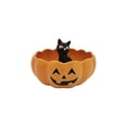 thumbnail image 1 of Way to Celebrate Halloween Cat in Pumpkin Ceramic Serve Bowl, 1 of 6