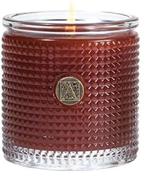 PUMPKIN SPICE Aromatique Textured Glass Scented Jar Candle