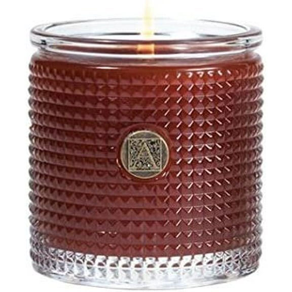 PUMPKIN SPICE Aromatique Textured Glass Scented Jar Candle