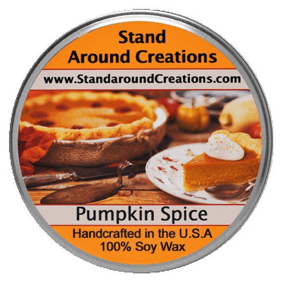 PUMPKIN SPICE TUREEN 8-OZ. ALL NATURAL SOY CANDLE