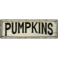 thumbnail image 1 of PUMPKINS Farmhouse Style Wood Look Sign Gift 6x18 Metal Decor 206180028253, 1 of 1