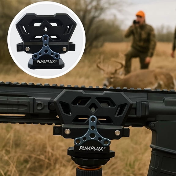 PUMPLUX Hunting Tripod Accessory, Stable Clamp for Shooting Practice and Outdoor Activities