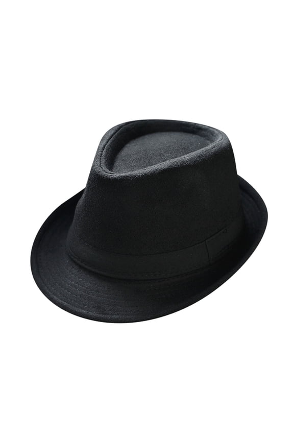 Fedora Hats for Men Mens Men's Fedoras with Brim Unisex Hat Fedora Hat Panama Hat Men Fedora Hats for Men Women Straw Fedora Hats for Men Jazz Hat Black One Size