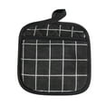 thumbnail image 1 of PUMYPOREITY Pot Holder for Kitchen, Hot Pot Holders Set, Oven Mat for Cooking and Baking, Heat Resistant, Black, 1 PC, 1 of 6