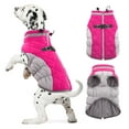 thumbnail image 1 of PUMYPOREITY Warm Dog Winter Coat Cold Weather Dog Jacket Windproof Reflective Turtleneck with Neckline D-Ring for Leash Thick Fleece Lining Outdoor Padded Vest for Small Medium Large Dogs, 1 of 9