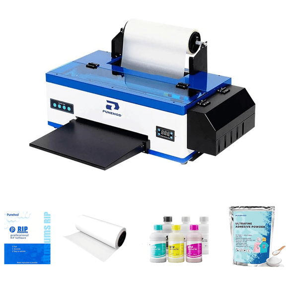 PUNEHOD A3 13in R1390 DTF Printer Clothing Printing Machine White Ink Circulation System