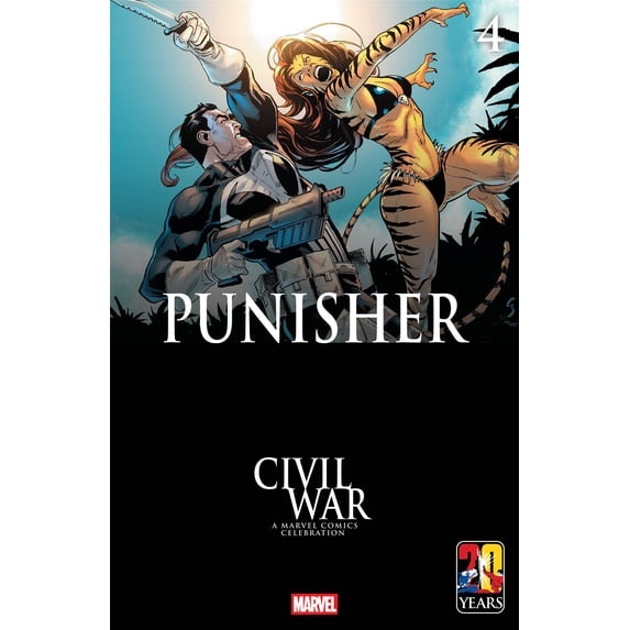 PUNISHER #4 GEOFF SHAW CIVIL WAR CELEBRATION VARIANT Marvel Comic Book 2026