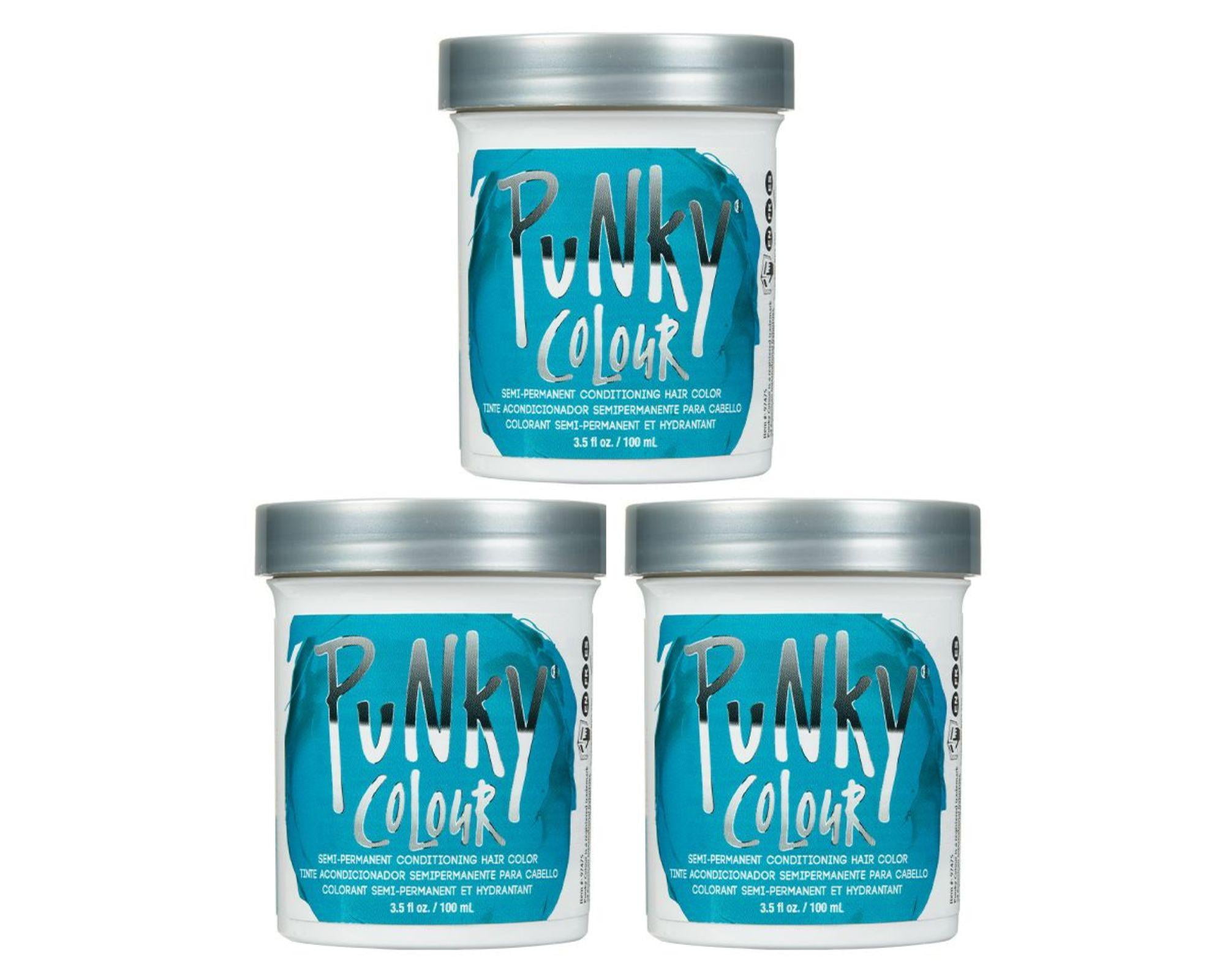 PUNKY COLOUR Semi Permanent Conditioning Color 3.5 oz - Turquoise ...