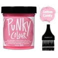 thumbnail image 1 of PUNKY COLOUR The Original SEMI-PERMANENT Conditioning Hair Color Dye by Jerome Russell (w/Sleek Tint Brush) Haircolor 3.5 oz / 100 ml (Cotton Candy), 1 of 2