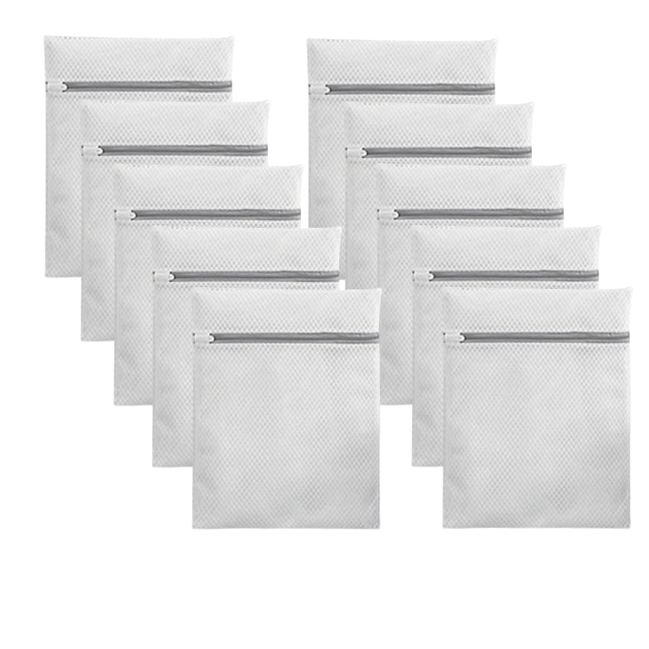 PUOOKK 10-Pack Laundry Bags feature durable honeycomb mesh & sturdy ...